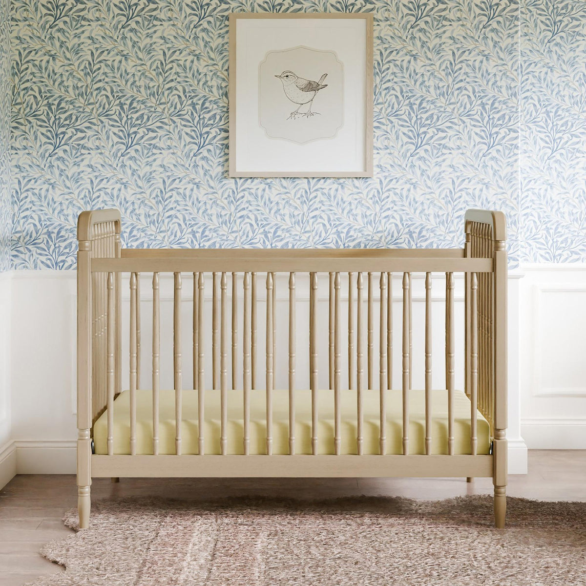 NamesakeNamesake Liberty 3-in-1 Convertible Spindle Crib with Toddler Bed Conversion KitBabysupermarket