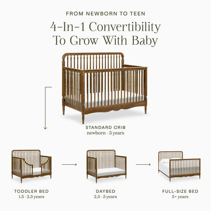 Namesake Cribs Namesake Liberty 4-in-1 Convertible Spindle Crib