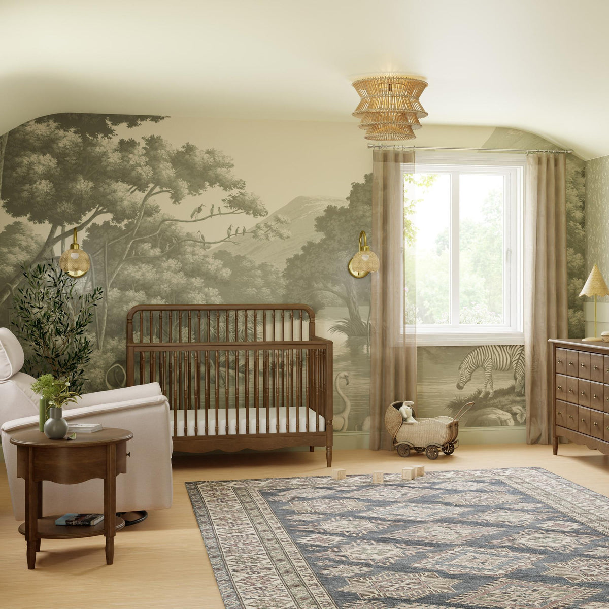 Namesake Cribs Namesake Liberty 4-in-1 Convertible Spindle Crib