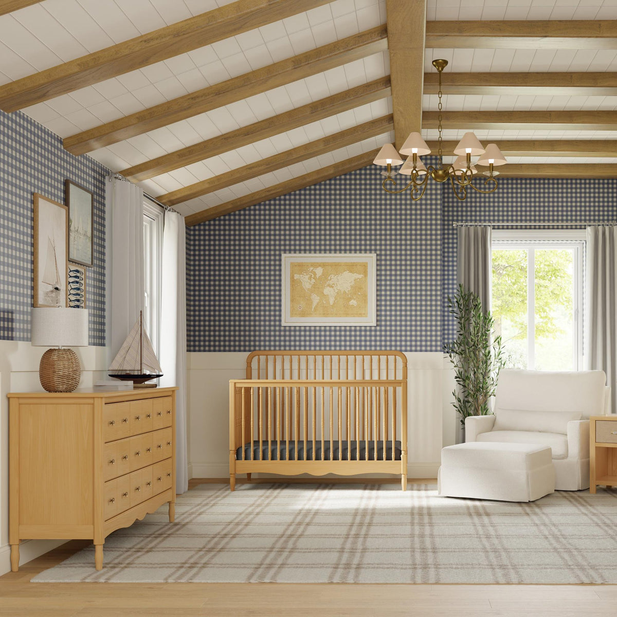 Namesake Cribs Namesake Liberty 4-in-1 Convertible Spindle Crib