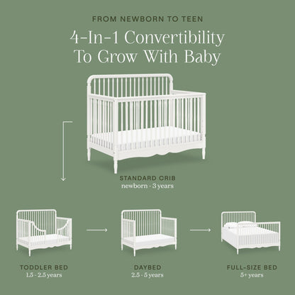 Namesake Cribs Namesake Liberty 4-in-1 Convertible Spindle Crib
