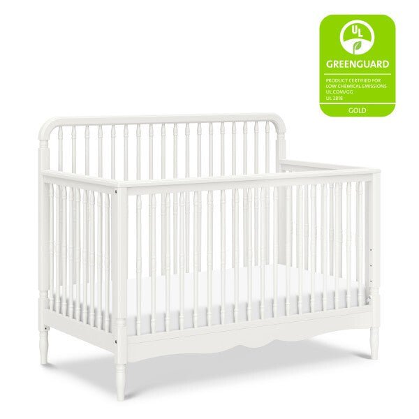 Namesake Liberty 4-in-1 Convertible Spindle Crib in Warm White