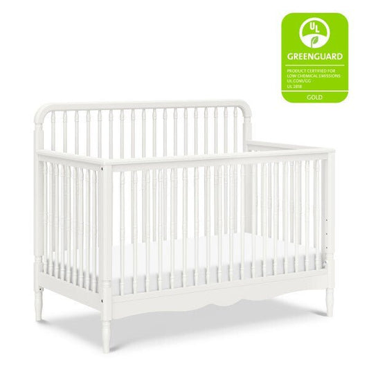 Namesake Liberty 4-in-1 Convertible Spindle Crib in Warm White