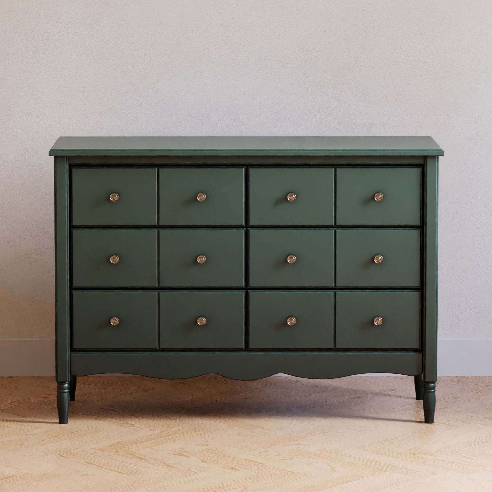 Namesake Dressers Forest Green Namesake Liberty 6-Drawer Dresser