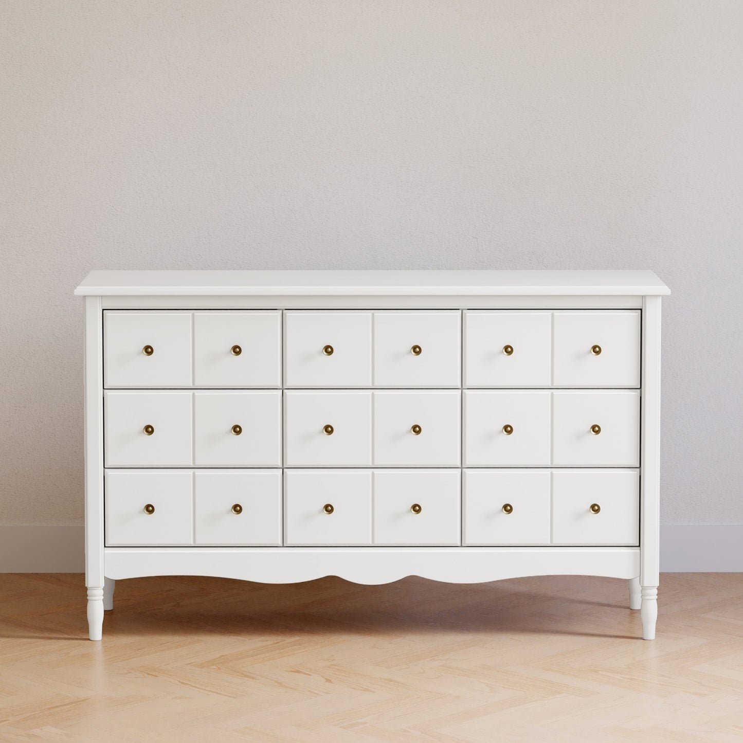 Namesake Dressers Warm White Namesake Liberty 9-Drawer Dresser