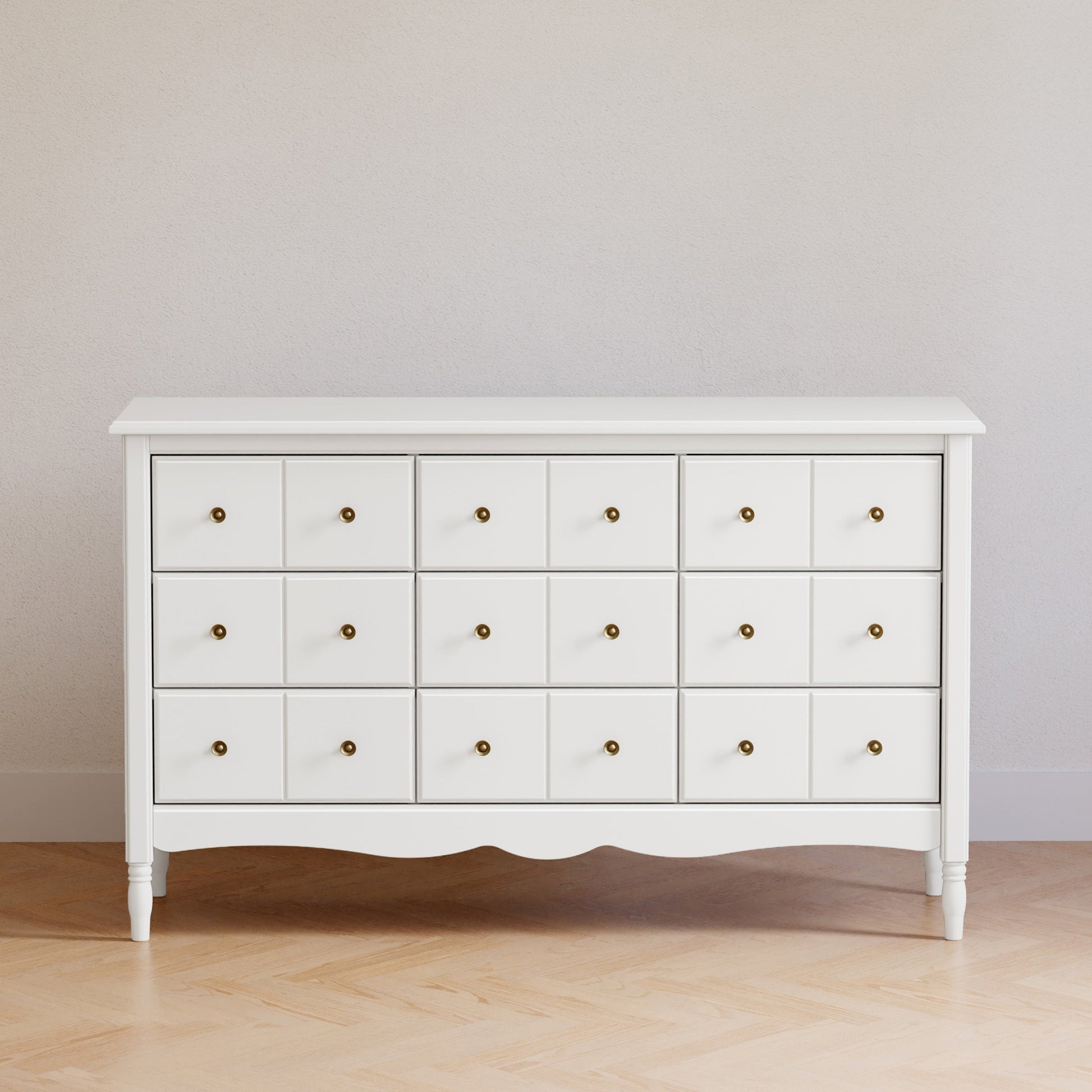 Namesake Dressers Warm White Namesake Liberty 9-Drawer Dresser