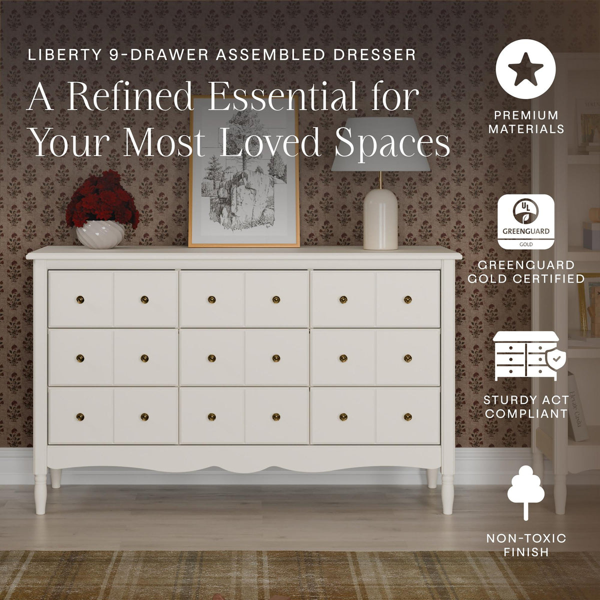 NamesakeNamesake Liberty 9-Drawer DresserBabysupermarket