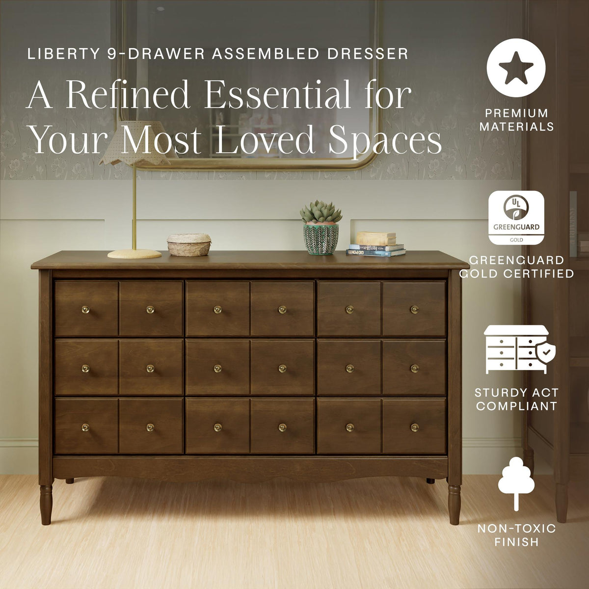 NamesakeNamesake Liberty 9-Drawer DresserBabysupermarket