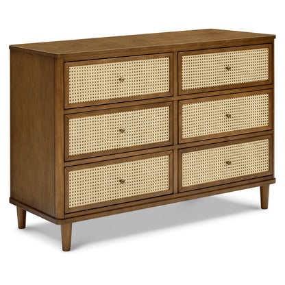 Namesake Dressers Namesake Marin with Cane 6-Drawer Dresser