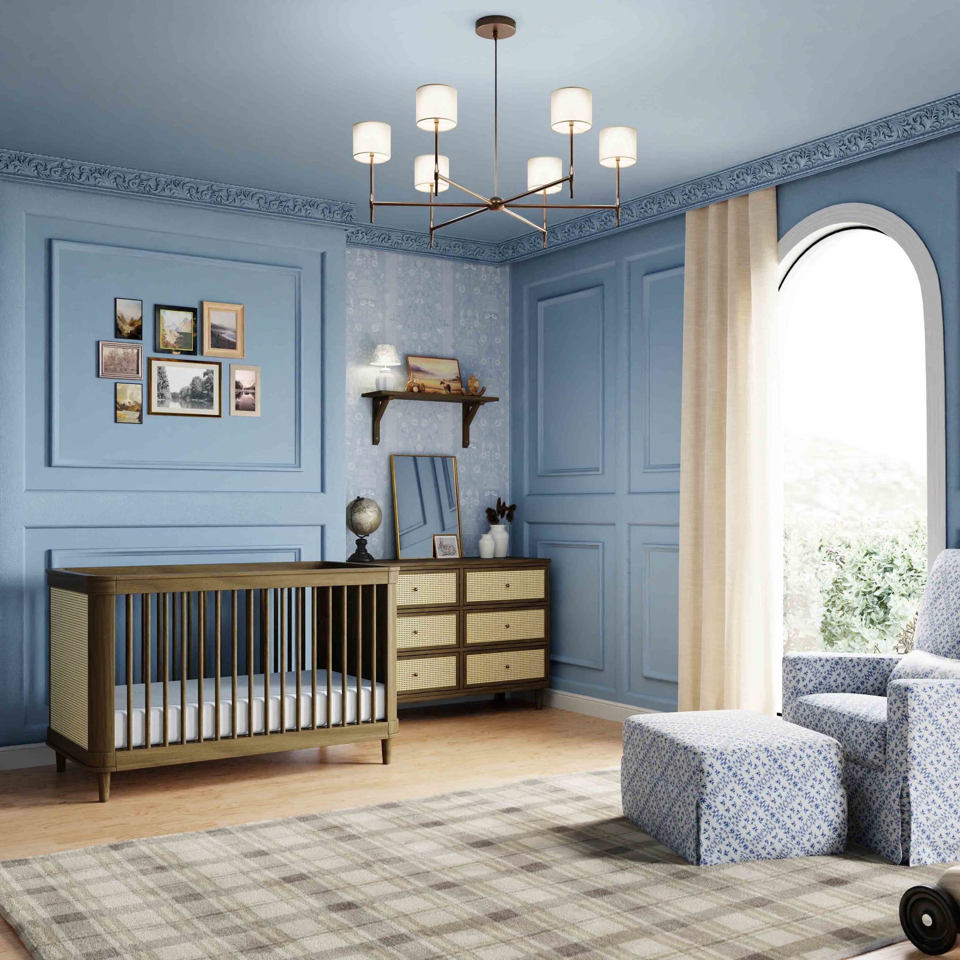 Namesake Dressers Namesake Marin with Cane 6-Drawer Dresser