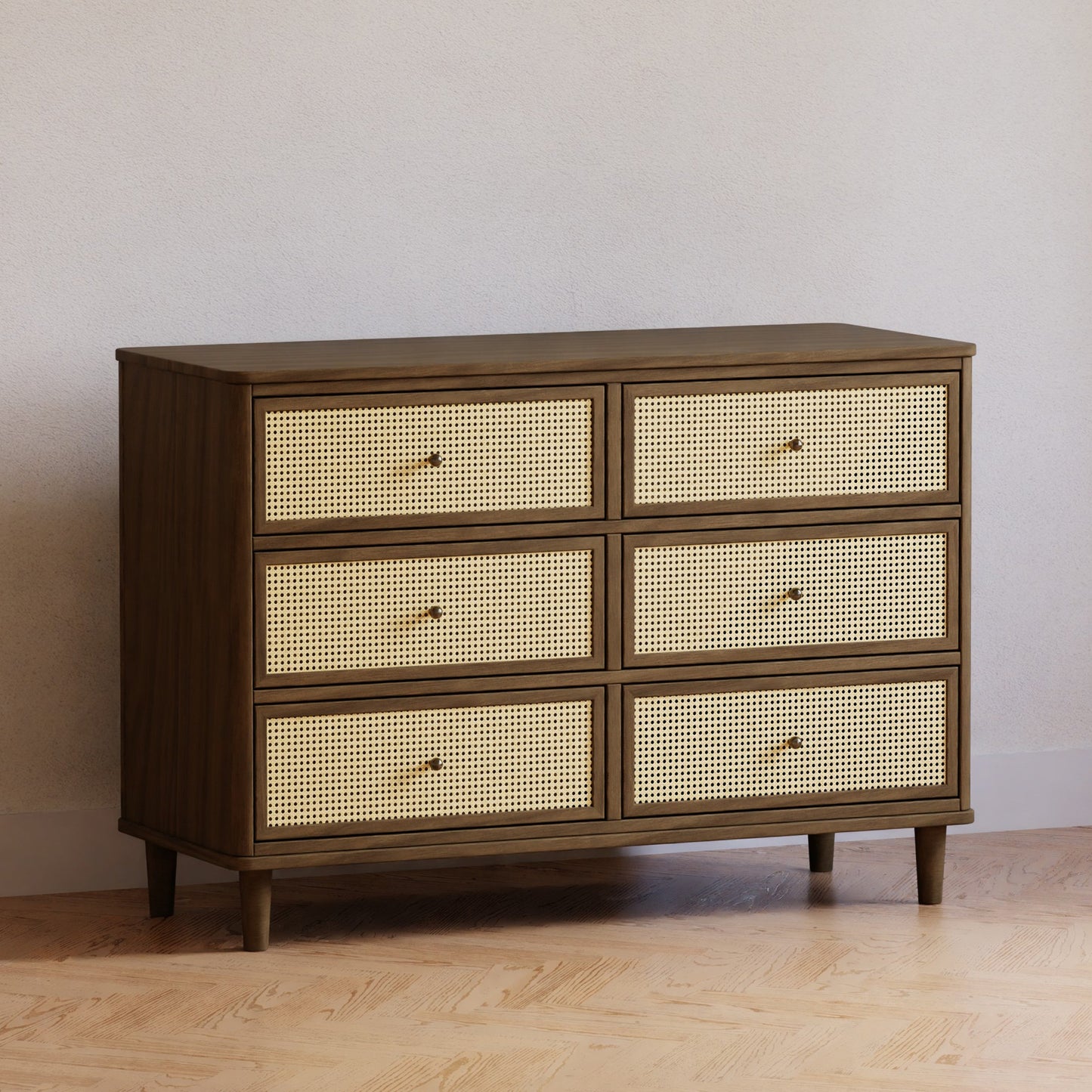 Namesake Dressers Namesake Marin with Cane 6-Drawer Dresser