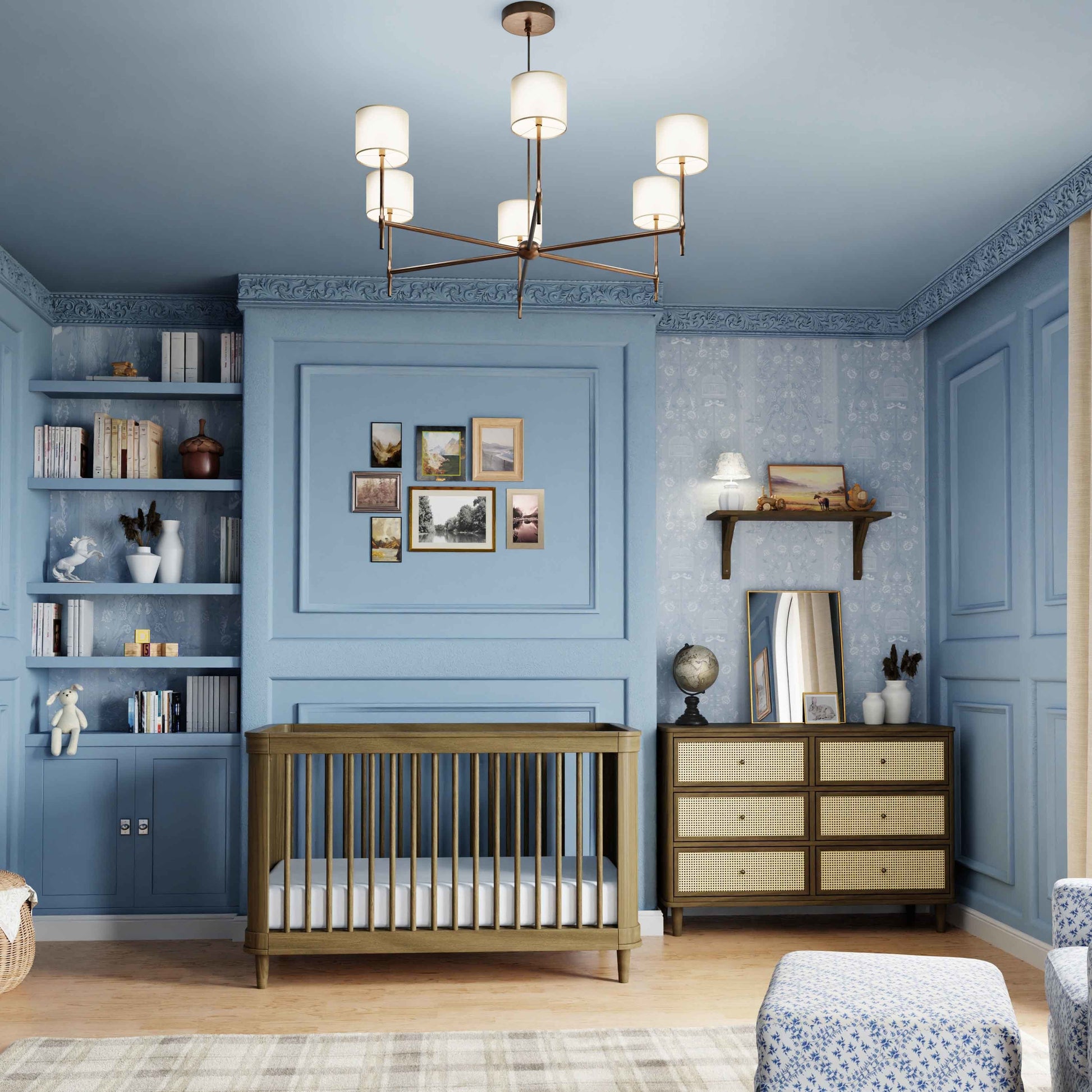 Namesake Dressers Namesake Marin with Cane 6-Drawer Dresser