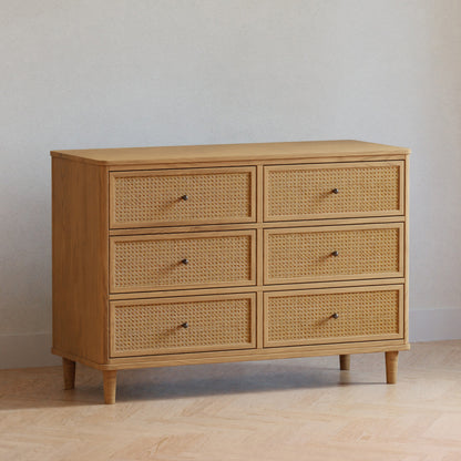 Namesake Dressers Namesake Marin with Cane 6-Drawer Dresser