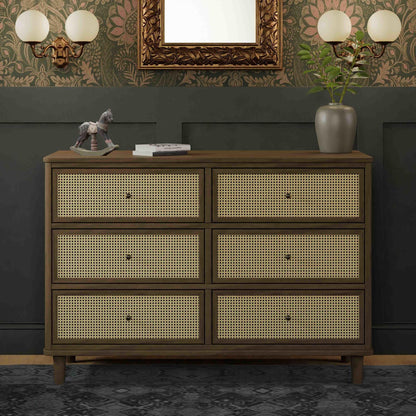 NamesakeNamesake Marin with Cane 6-Drawer DresserBabysupermarket