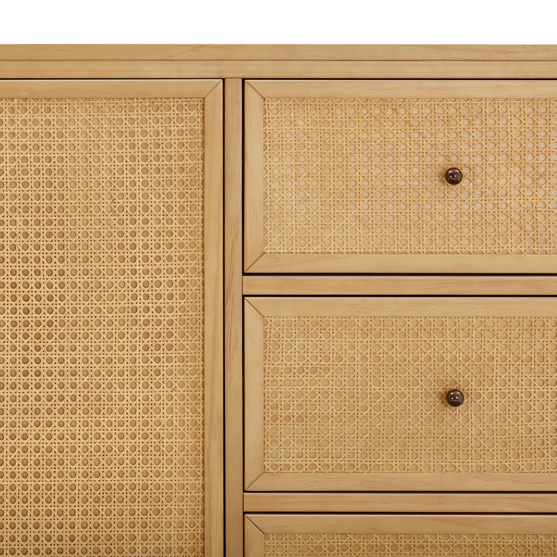 Namesake Dressers Honey/Honey Cane Namesake Marin with Cane Chifforobe