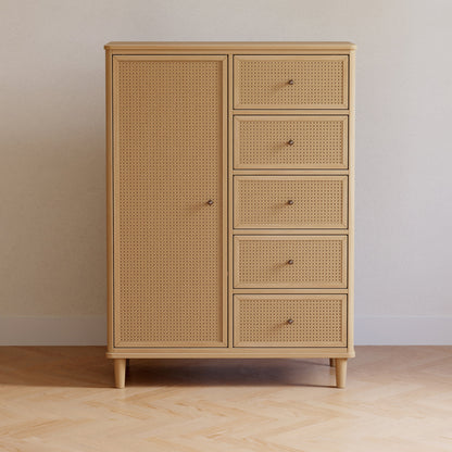 Namesake Dressers Honey/Honey Cane Namesake Marin with Cane Chifforobe