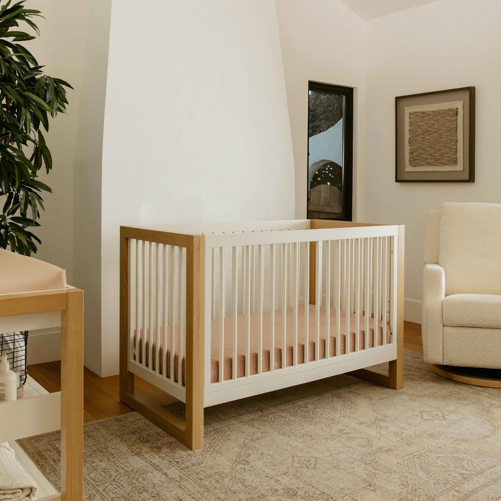 Namesake Cribs Namesake Nantucket 3-in-1 Convertible Crib with Toddler Bed Conversion Kit