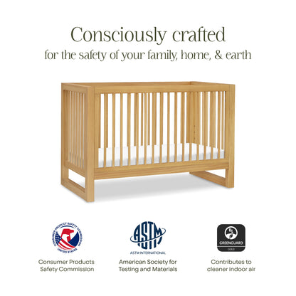 Namesake Cribs Namesake Nantucket 3-in-1 Convertible Crib with Toddler Bed Conversion Kit