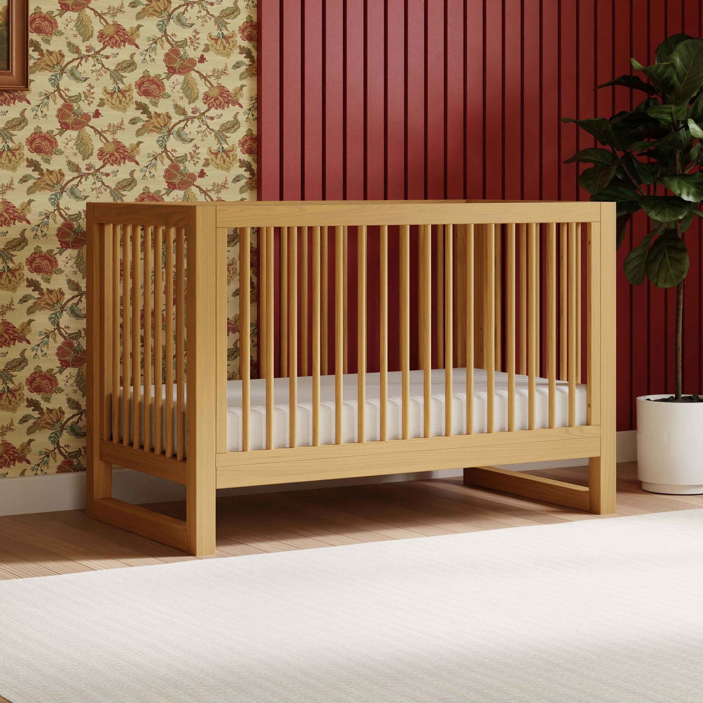 Namesake Cribs Namesake Nantucket 3-in-1 Convertible Crib with Toddler Bed Conversion Kit