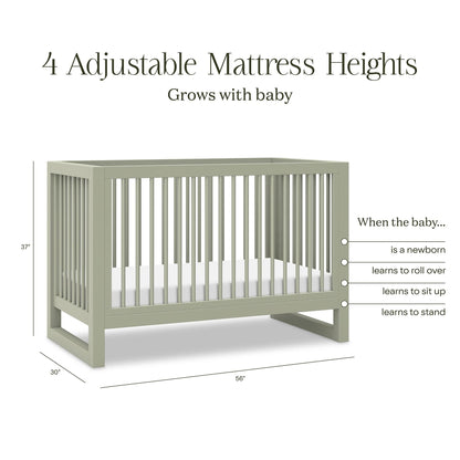 NamesakeNamesake Nantucket 3-in-1 Convertible Crib with Toddler Bed Conversion KitBabysupermarket