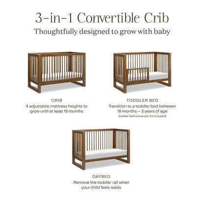 NamesakeNamesake Nantucket 3-in-1 Convertible Crib with Toddler Bed Conversion KitBabysupermarket