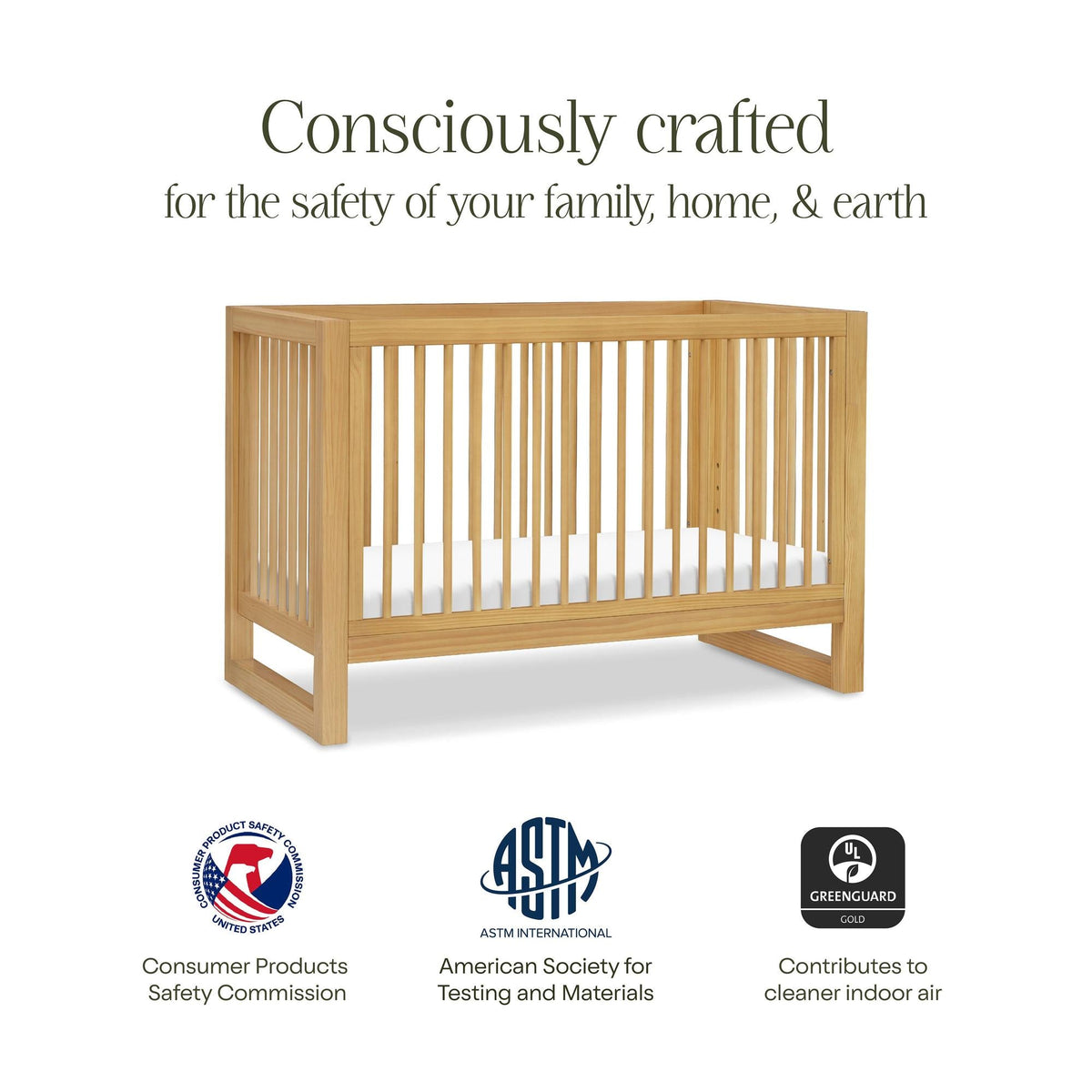 NamesakeNamesake Nantucket 3-in-1 Convertible Crib with Toddler Bed Conversion KitBabysupermarket