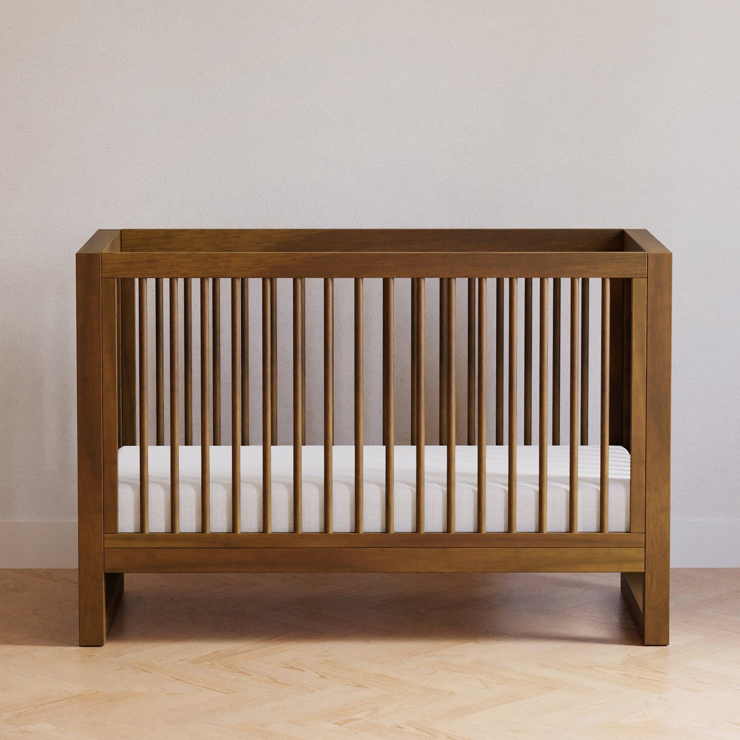 Namesake Cribs Natural Walnut Namesake Nantucket 3-in-1 Convertible Crib with Toddler Bed Conversion Kit
