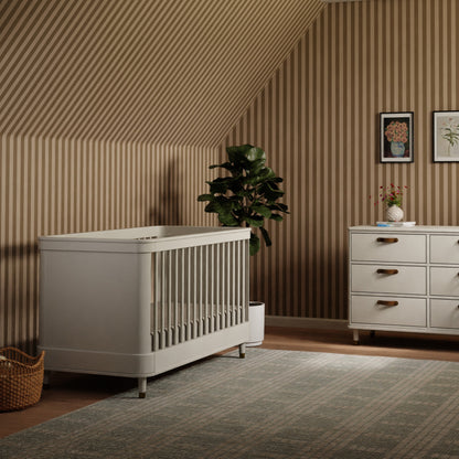 Namesake Cribs Warm White Namesake Tanner 3-in-1 Convertible Crib