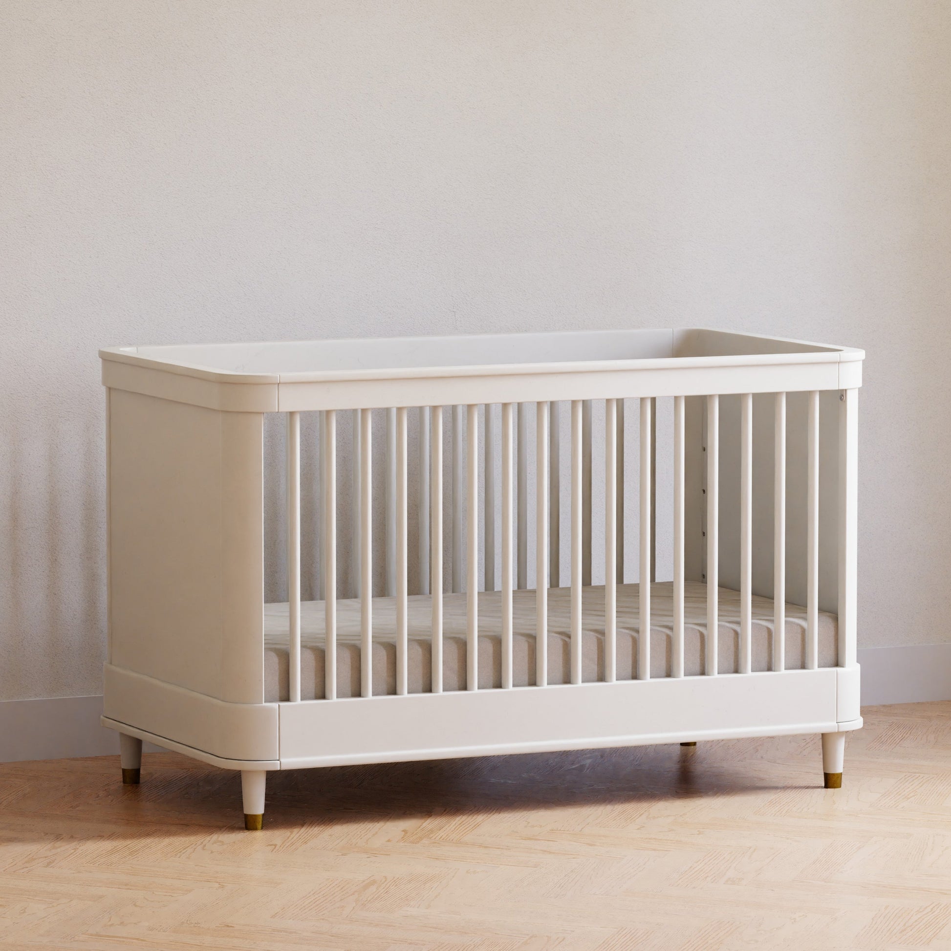 Namesake Cribs Warm White Namesake Tanner 3-in-1 Convertible Crib
