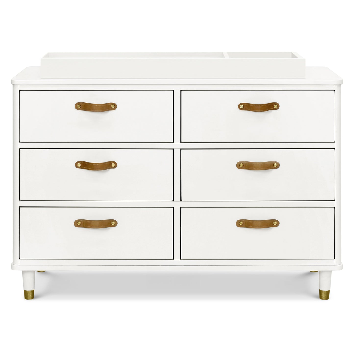 Namesake Dressers Warm White Namesake Tanner 6-Drawer Dresser