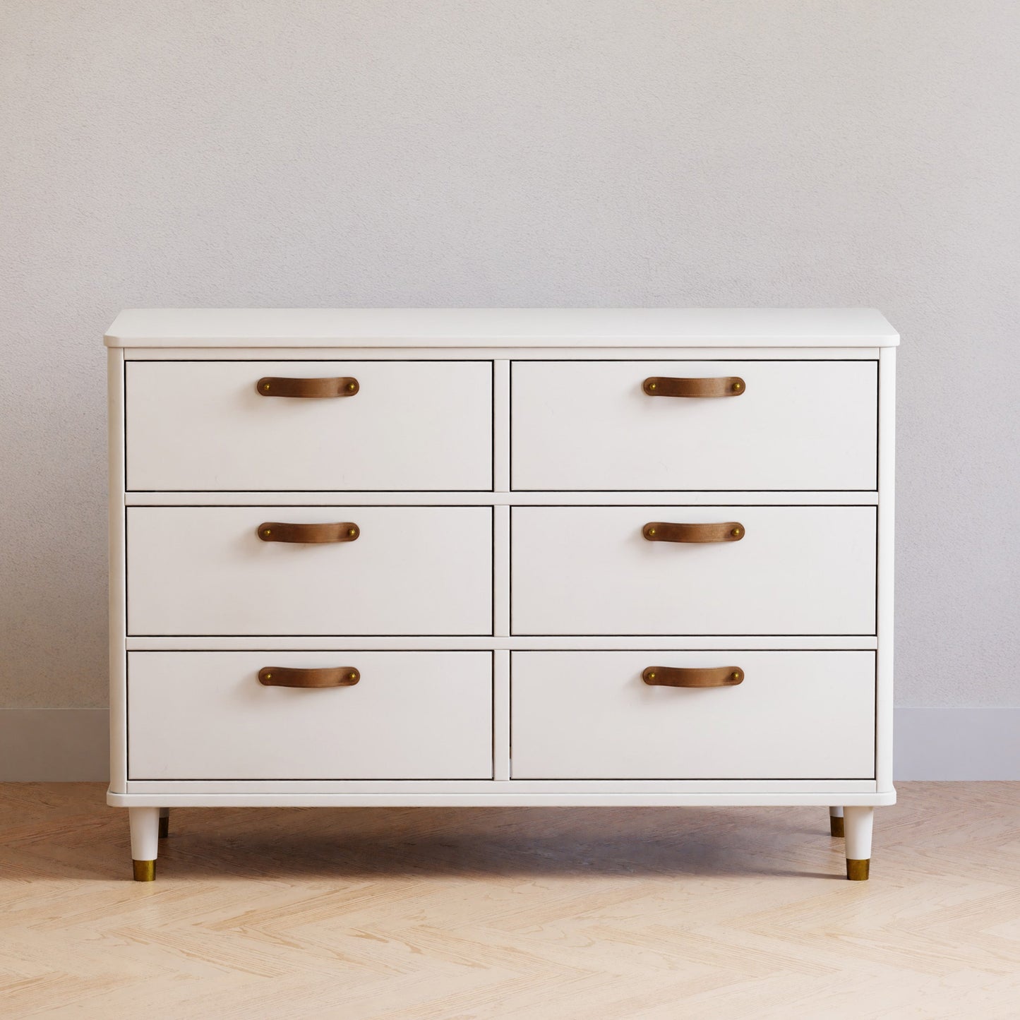 Namesake Dressers Warm White Namesake Tanner 6-Drawer Dresser