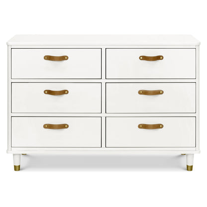 Namesake Dressers Warm White Namesake Tanner 6-Drawer Dresser