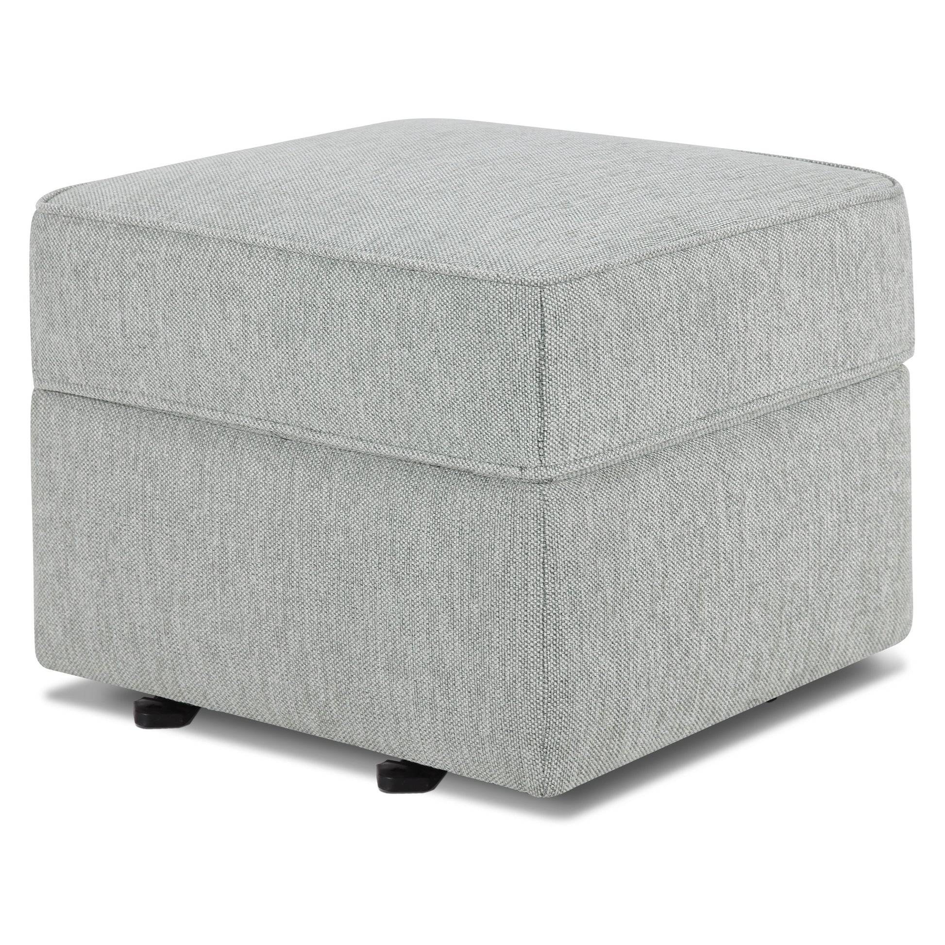 Namesake Ottomans Feathered Grey Weave Namesake Willa-Alden Gliding Ottoman