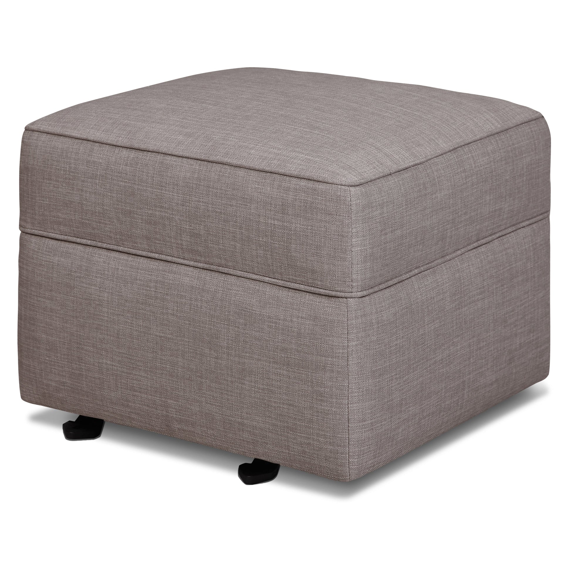 Namesake Ottomans Grey Tweed Namesake Willa-Alden Gliding Ottoman