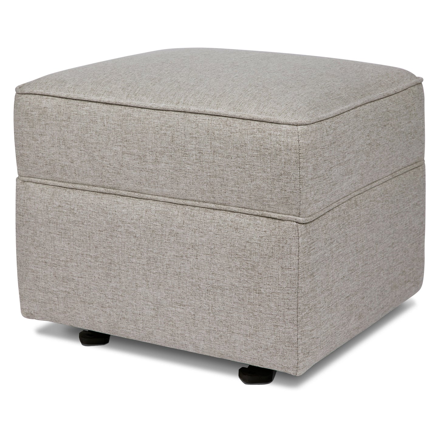Namesake Ottomans Performance Grey Eco-Weave Namesake Willa-Alden Gliding Ottoman