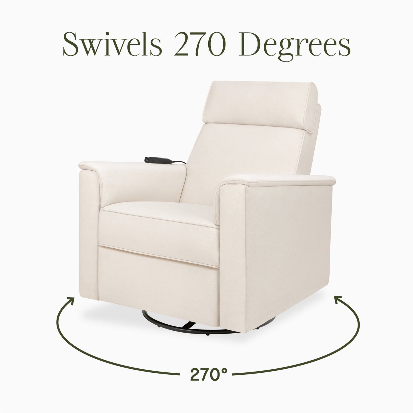 NamesakeNamesake Willa Deluxe Power Recliner and Swivel Glider with Heat & MassageBabysupermarket