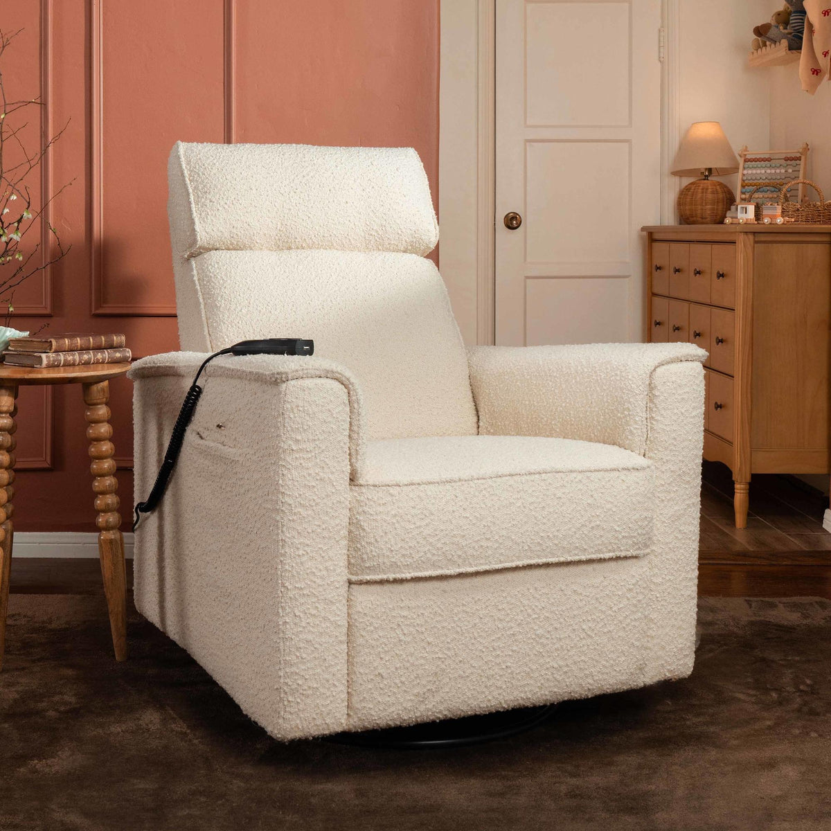NamesakeNamesake Willa Deluxe Power Recliner and Swivel Glider with Heat & MassageBabysupermarket