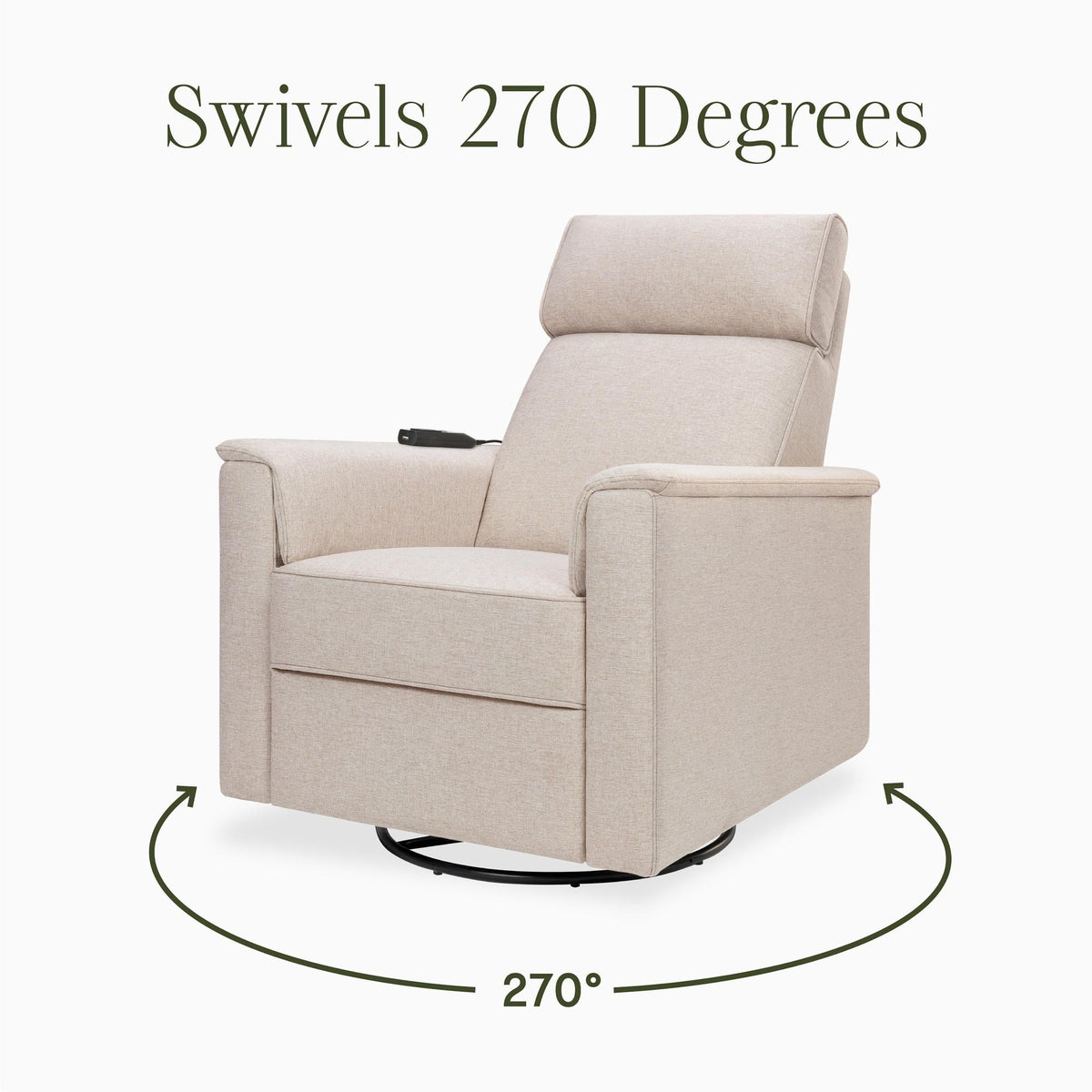 NamesakeNamesake Willa Deluxe Power Recliner and Swivel Glider with Heat & MassageBabysupermarket