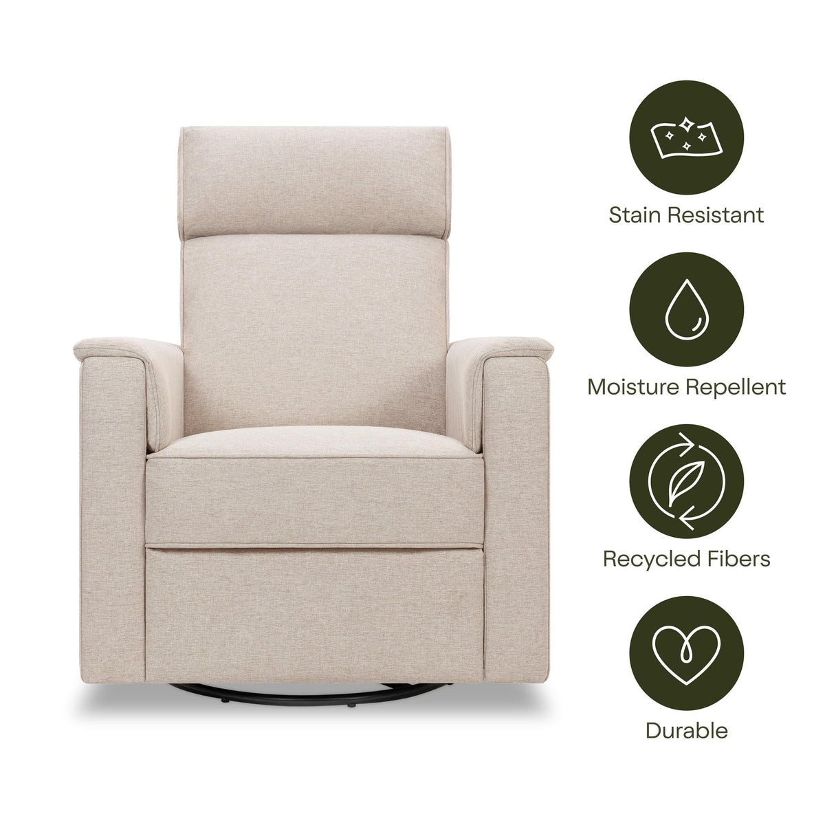 NamesakeNamesake Willa Deluxe Power Recliner and Swivel Glider with Heat & MassageBabysupermarket