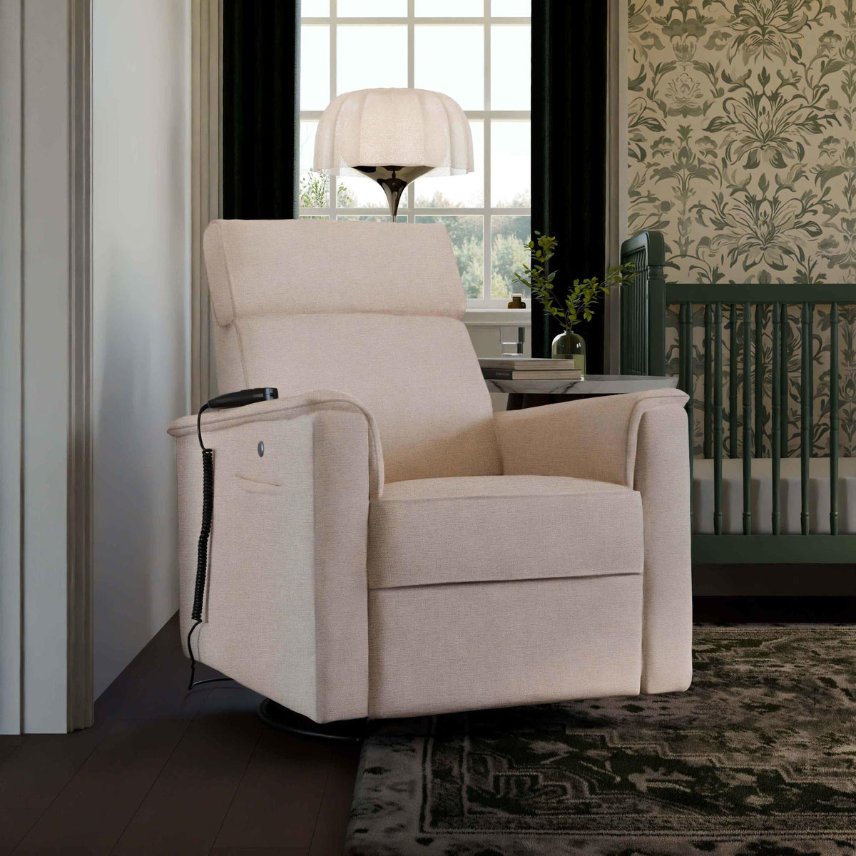 NamesakeNamesake Willa Deluxe Power Recliner and Swivel Glider with Heat & MassageBabysupermarket