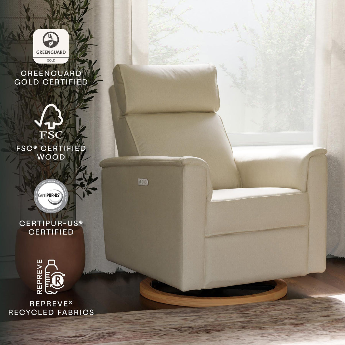 NamesakeNamesake Willa Plus Power Glider Recliner + Power HeadrestBabysupermarket