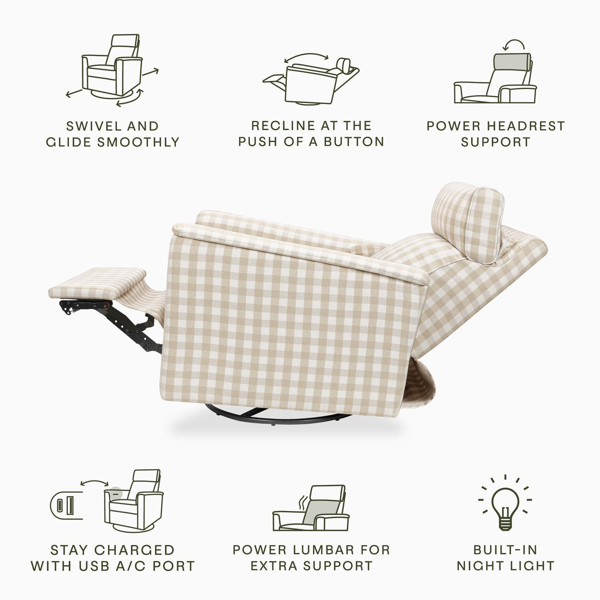 NamesakeNamesake Willa Pro Power Recliner & Swivel GliderBabysupermarket