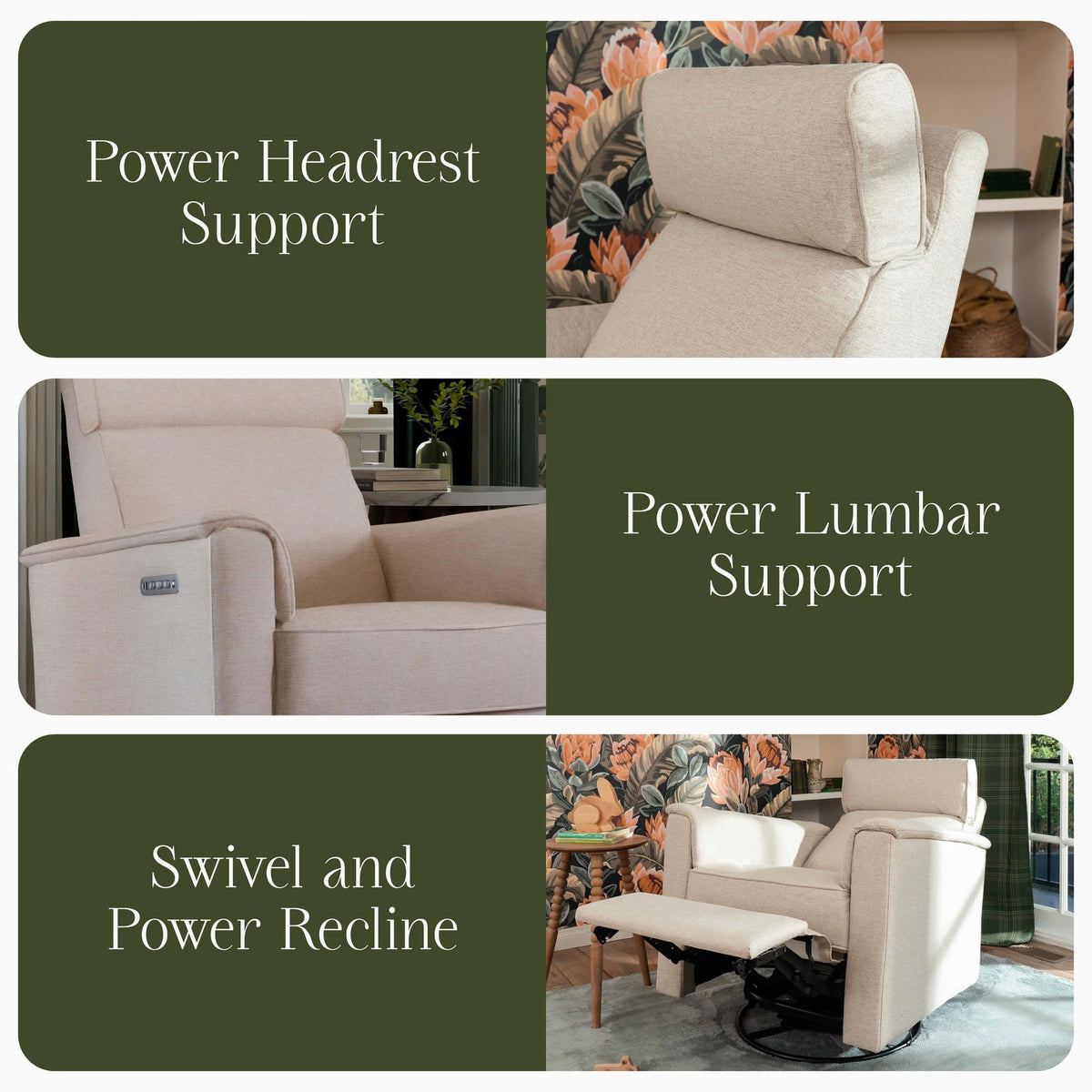 NamesakeNamesake Willa Pro Power Recliner & Swivel GliderBabysupermarket
