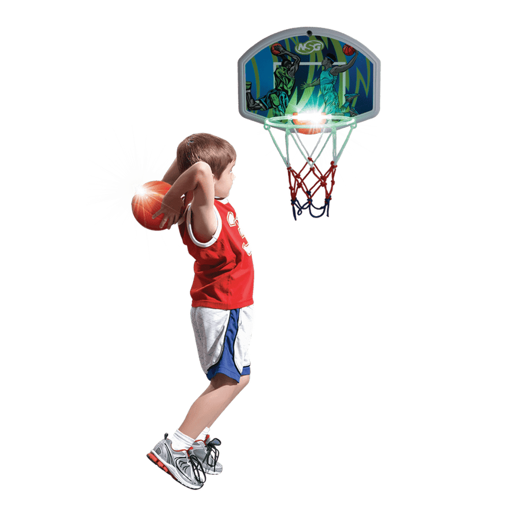 National Sporting Goods LED Light Up Basketball Set