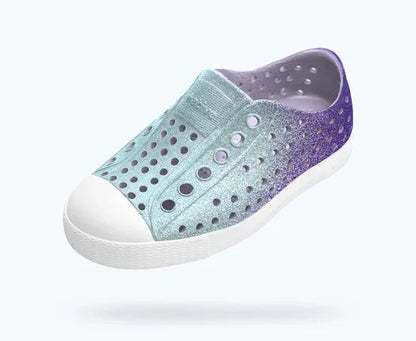 Native children shoes Native Shoes - Jefferson Bio-Bling Kids - Fresco Twirling Bling/Shell White