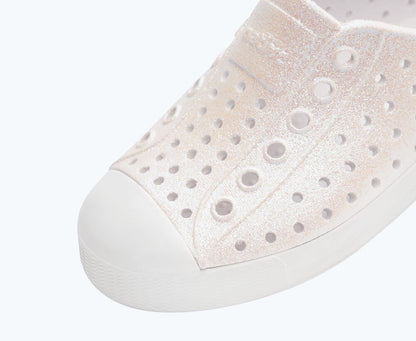 Native children shoes Native Shoes - Jefferson Bio-Bling Kids - Shell White Bling/Shell White