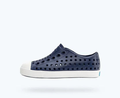 Native children shoes Regatta Blue/Shell White / 4 Native Shoes - Jefferson Kids - Regatta Blue/Shell White