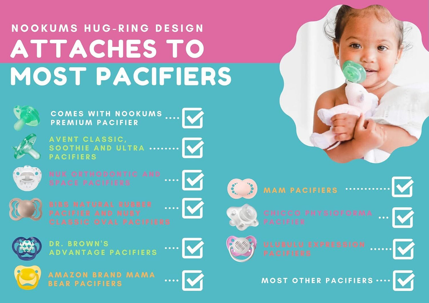 NookumsNookums Paci-Plushies BuddiesBabysupermarket