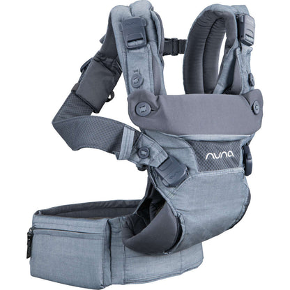 NUNA Front Softened Denim Nuna Cudl 4-in-1 Baby Carrier