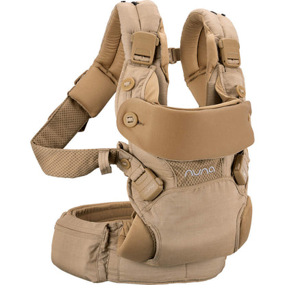 NUNA Front Softened Camel Nuna Cudl 4-in-1 Baby Carrier